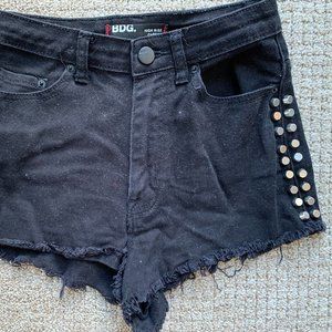 BDG Studded High Waist Shorts